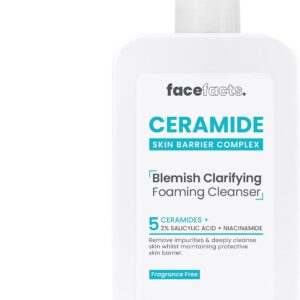 Face Facts Ceramide Blemish Clarifying Foaming Cleanser | Cleanses + Strengthens | 400ml