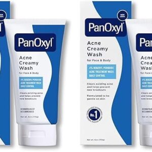 The information below is per-pack only Gentle formula contains 4% Benzoyl peroxide Daily antimicrobial wash kills acne-causing bacteria on contact and lifts dirt from pores for a fresher, clearer you. Ph balanced with 4 humectants and 3 emollients to increase hydration Cleans and unclogs pores on face, chest and back Clears existing acne fast and helps prevent new blemishes from forming