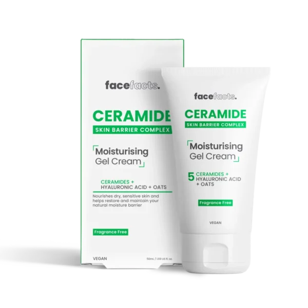 FaceFacts Ceramide Moisturising Gel Cream 50ml