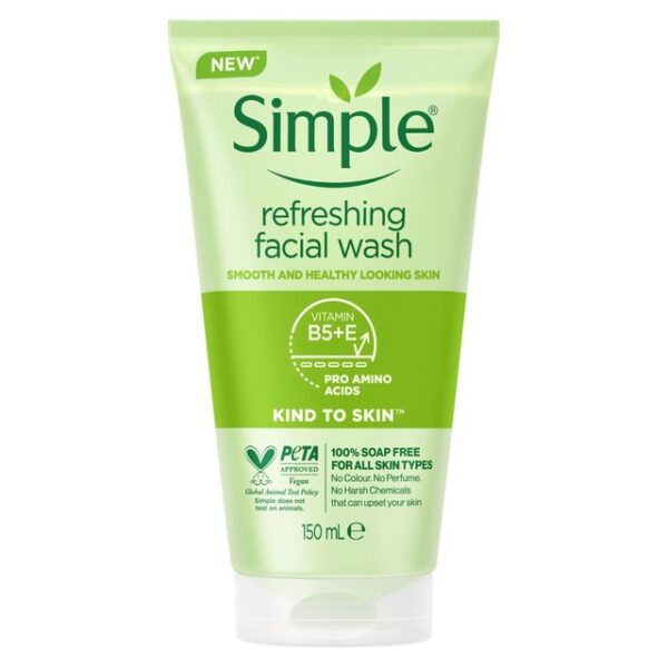 SIMPLE -Kind to Skin Refreshing Facial Gel Wash 150ML